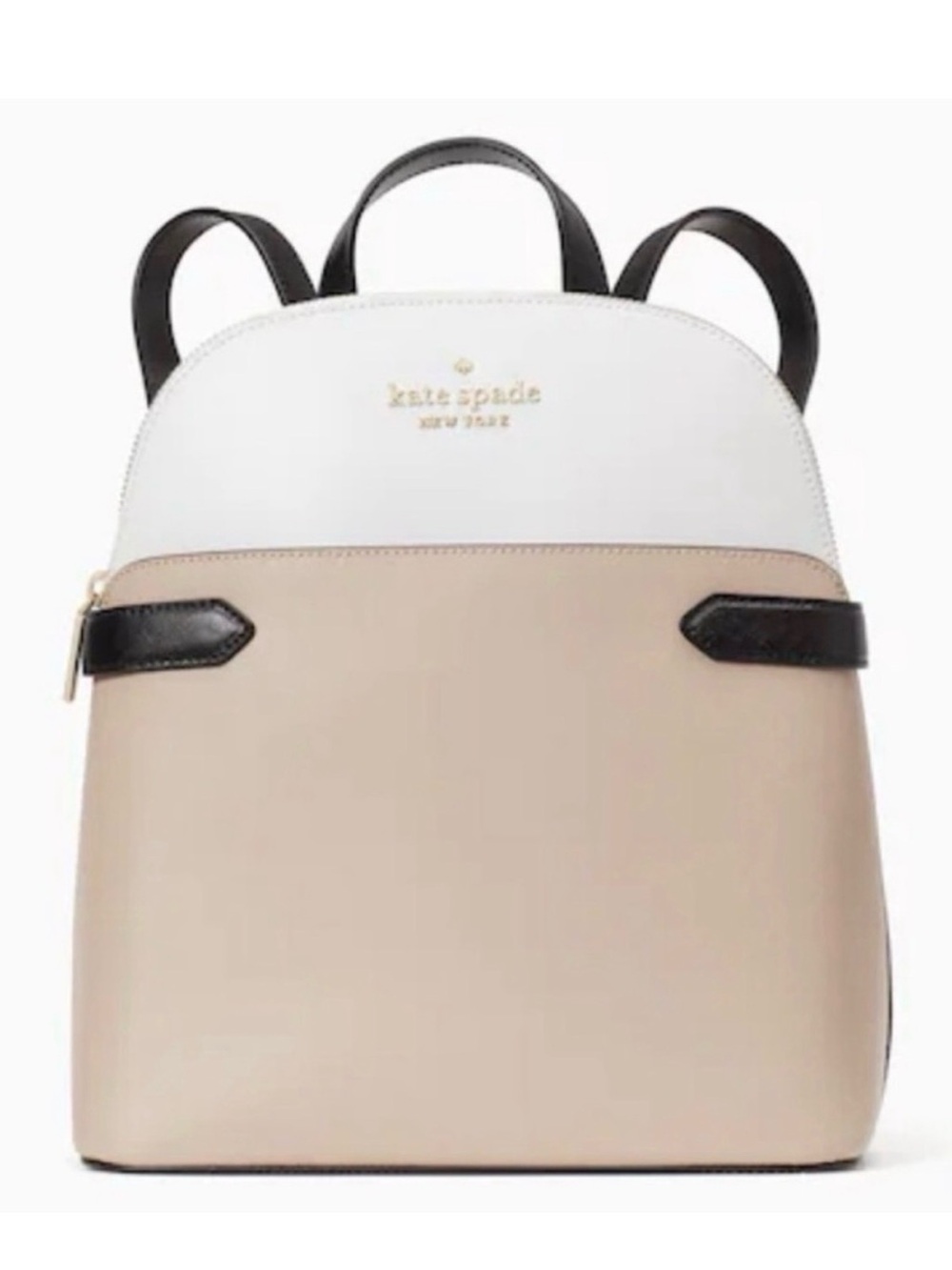 KATE SPADE♠️ New York 🖤Staci🖤COLORBLOCK SAFFIANO LEATHER BACKPACK 🌟EUC🌟